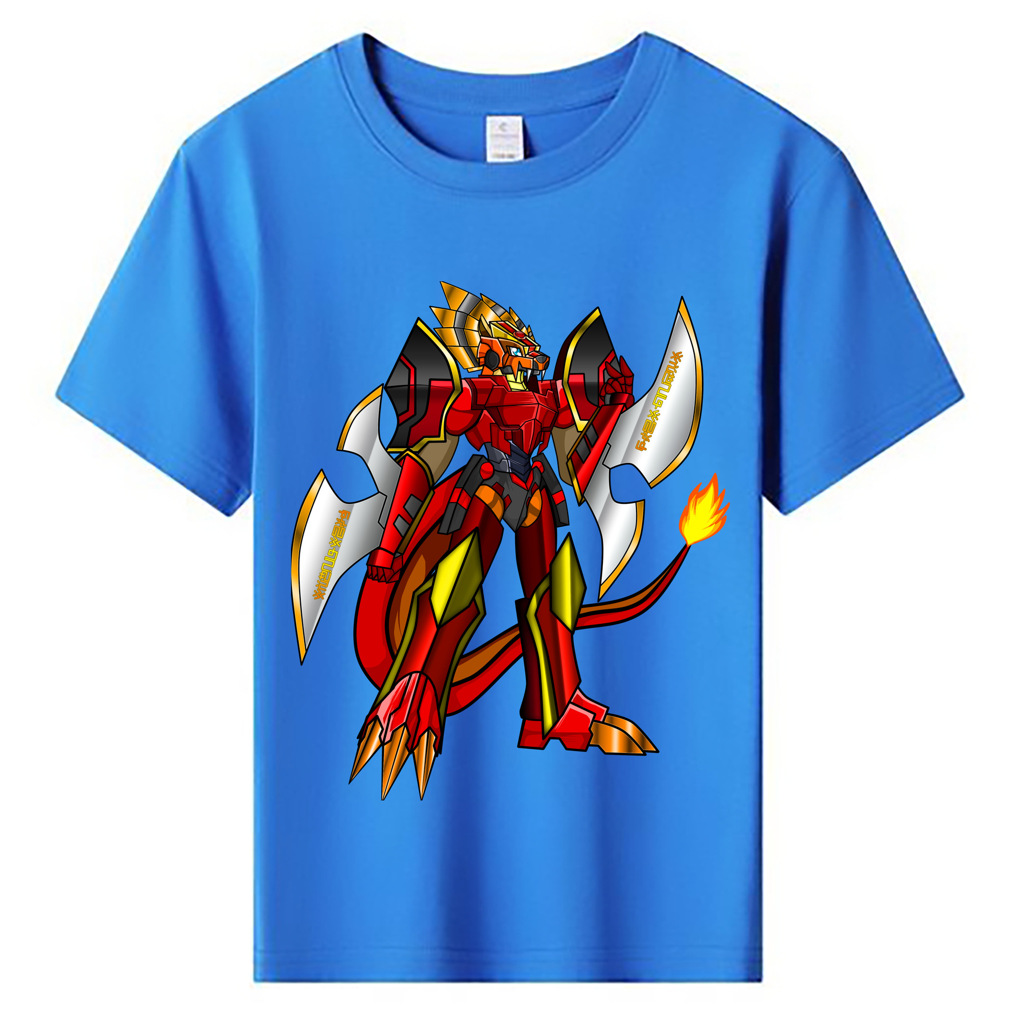（画像用） Digimon デジタルモンスター/デジモン 綿100％キッズTシャツ（フロントプリント）